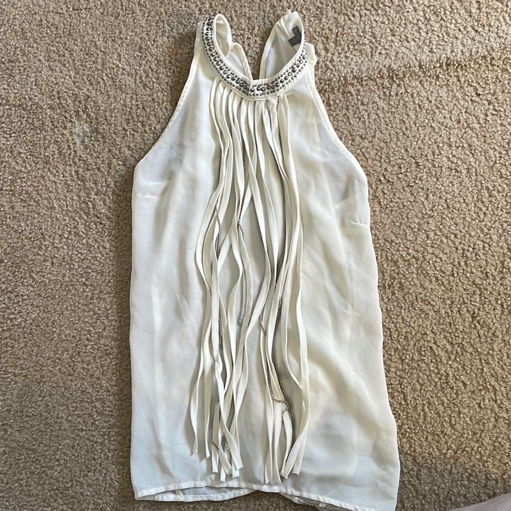 Fringe tank top